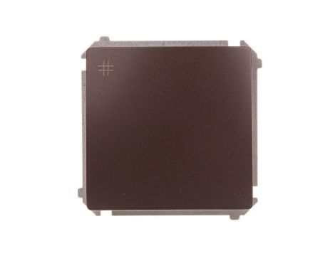 Simon Basic Łącznik krzyżowy 10AX, 250V czekoladowy BMW7.01/47