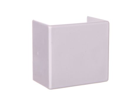 Łącznik prosty do kanałów kablowych GU 40x25 biały /2szt/ ECGU4025B