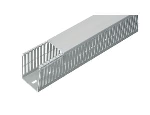 Korytko grzebieniowe samogasnące bezhalogenowe 100x40 szare z pokrywą /2m/ ECSH10040 /opak. 28/