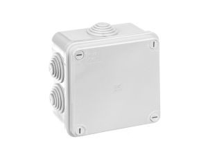 Puszka natynkowa samogasnąca 960 stopni Cz zaciskami seria 405A 105x105x55 szary EC405C4A /opak. 60/