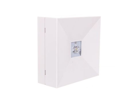 Oprawa awaryjna LOVATO II LED 3W (opt. road) 370lm 1h jednozadaniowa AT biała LV2R/3W/B/1/SE/AT/WH