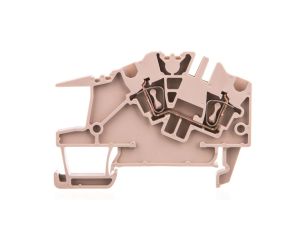 Złączka szynowa szeregowa 2-przewodowa sprężynowa 2,5mm2 beżowa ZDU 2.5 S 1808010000