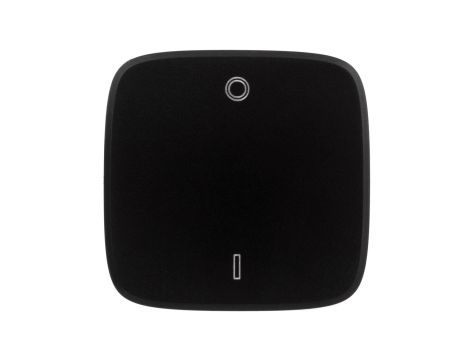 VALENA ALLURE Klawisz łącznika dwubiegunowego czarny 755128