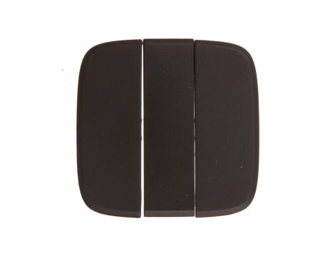 VALENA ALLURE Klawisze łącznika potrójnego czarny 755038