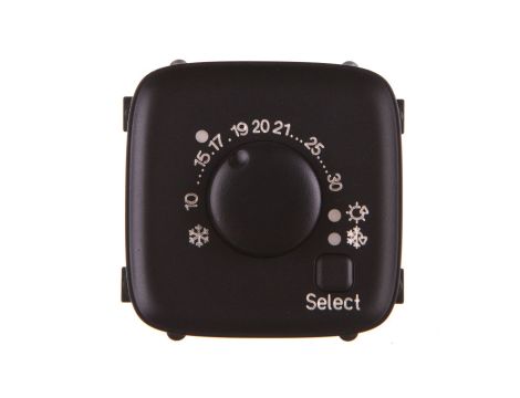 VALENA ALLURE Plakietka termostatu pokojowego czarny 755318