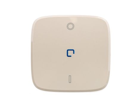 VALENA ALLURE Klawisz łącznika dwubiegunowego ze wskaźnikiem/podświetleniem kremowy 755046