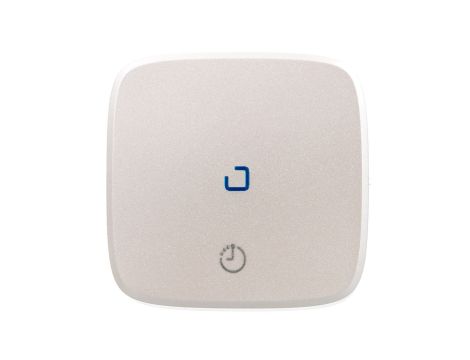 VALENA ALLURE Klawisz łącznika czasowego z zaciskiem n lub bez zacisku n perłowy 755219