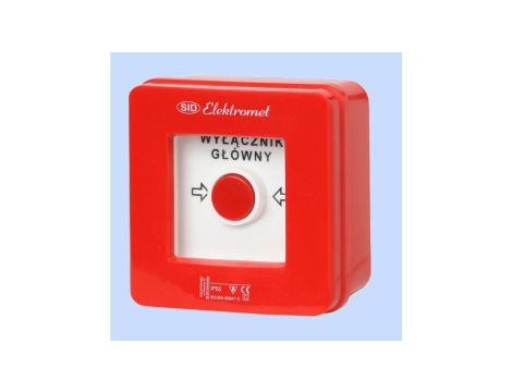 Wyłącznik alarmowy natynkowy WG-1 wyłącznik główny 921443