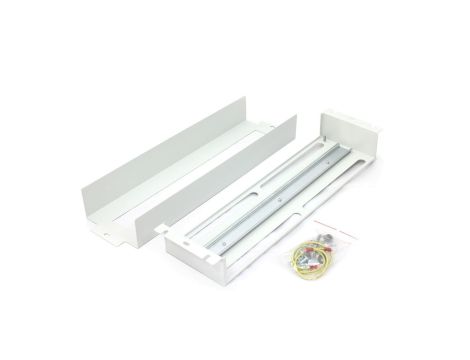 Panel dystrybucji napięcia 19cali z szyną DIN szary TN-19-PS3U-GY