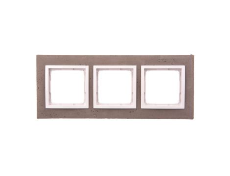 Simon 54 Nature Ramka potrójna beton - LA STRYKO DRN3/95