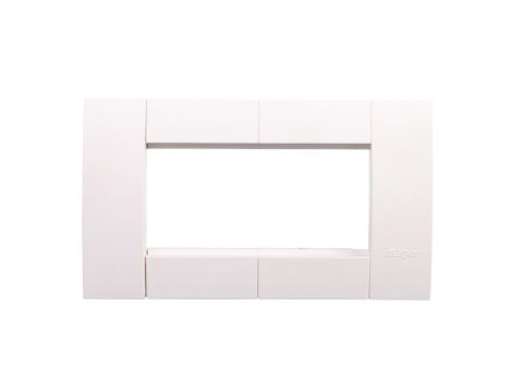 Ramka podwójna 45x45 biała do kanałów osprzętowych GT4529010