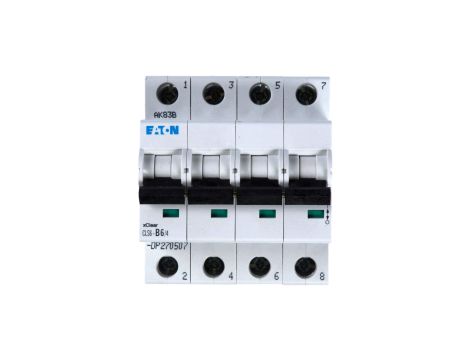 Wyłącznik nadprądowy 4P B 6A 6kA AC CLS6-B6/4-DP 270507