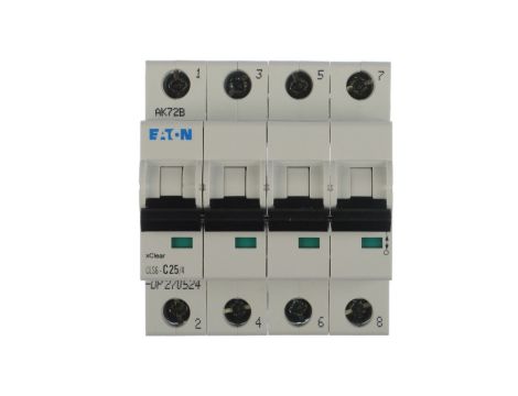 Wyłącznik nadprądowy 4P C 25A 6kA AC CLS6-C25/4-DP 270524