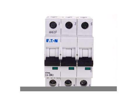 Wyłącznik nadprądowy 3P D 4A 6kA AC CLS6-D4/3-DP 270428