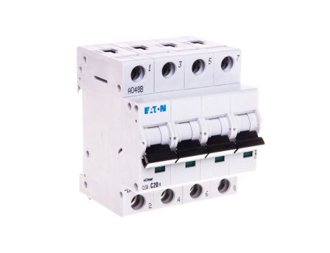 Wyłącznik nadprądowy 4P C 20A 6kA AC CLS6-C20/4-DP 270523