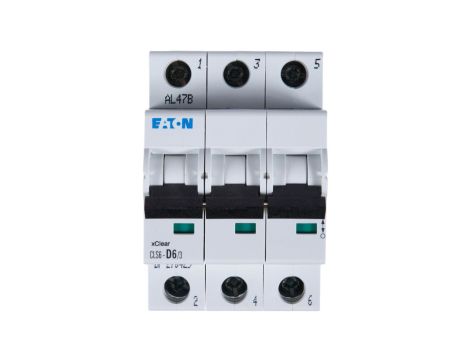 Wyłącznik nadprądowy 3P D 6A 6kA AC CLS6-D6/3-DP 270429
