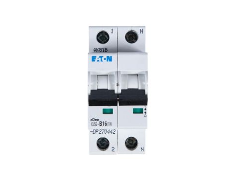Wyłącznik nadprądowy 1P+N B 16A 6kA AC CLS6-B16/1N-DP 270442