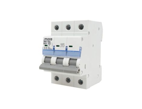 WYŁĄCZNIK NADPRĄDOWY 6kA 3P B25A