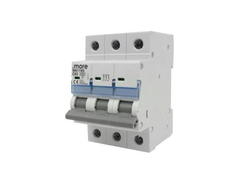 WYŁĄCZNIK NADPRĄDOWY 6kA 3P C63A