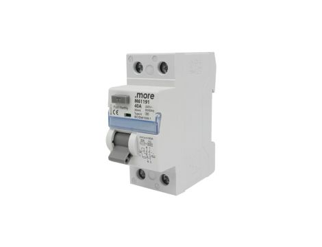 WYŁĄCZNIK RÓŻNICOWOPRĄDOWY A 6kA 2P 40A 30mA