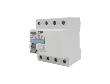 WYŁĄCZNIK RÓŻNICOWOPRĄDOWY A 6kA 4P 25A 30mA