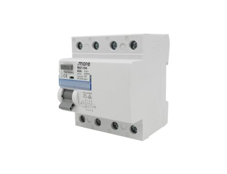 WYŁĄCZNIK RÓŻNICOWOPRĄDOWY AC 6kA 4P 40A 30mA