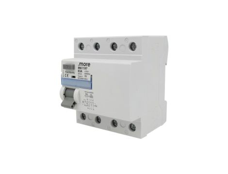 WYŁĄCZNIK RÓŻNICOWOPRĄDOWY A 6kA 4P 63A 30mA