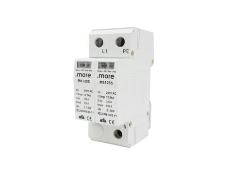 OGRANICZNIK PRZEPIĘĆ 1P+N 30KA B+C