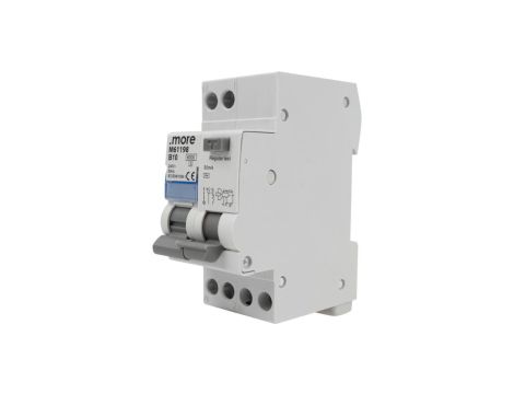 Wyłącznik różnicowo-prądowy z członem nadprądowym 1P+N B10A 30mA typAC