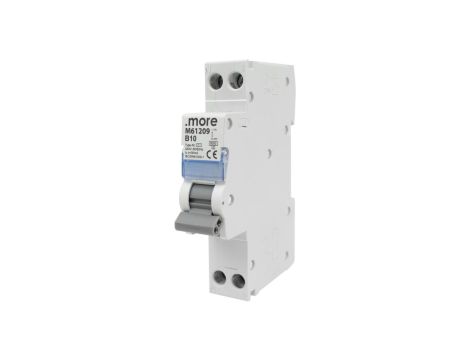 Wyłącznik różnicowo-prądowy z członem nadprądowym 1P B10A 30mA typAC