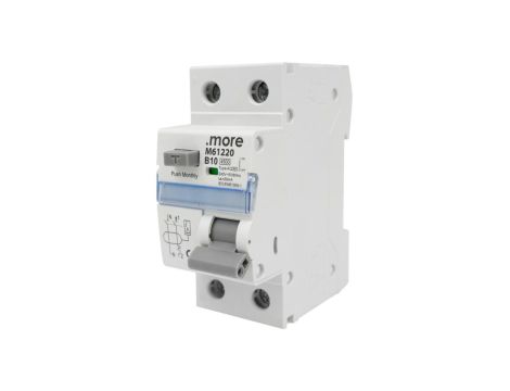 Wyłącznik różnicowo-prądowy z członem nadprądowym 2P B10A 30mA typAC