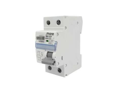 Wyłącznik różnicowo-prądowy z członem nadprądowym 2P B10A 30mA typA