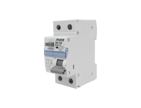 Wyłącznik różnicowo-prądowy z członem nadprądowym 2P B16A 30mA typA