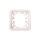PLEXO55 Ramka pojedyncza biały / ecru 069692