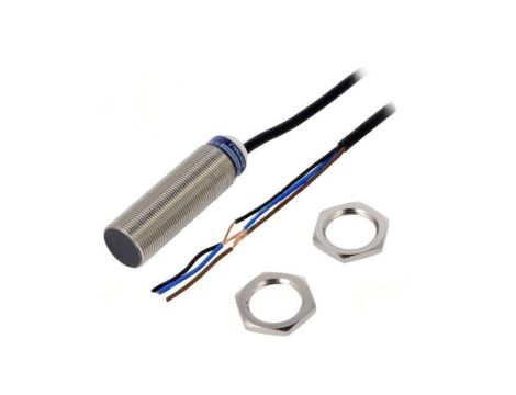 XS618B1NAL2 Czujnik indukcyjny, Output: NPN / NO, 08mm, 1248VDC, M18, 2m, Szczelność: IP68