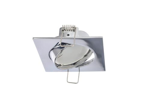 Punktowa oprawa sufitowa wpuszczana regulowana PARIL Chrome IP20 kwadratowa chrom EDO777321 EDO
