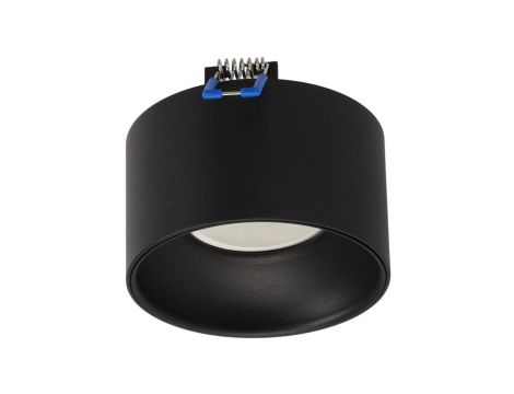 Oprawa sufitowa wpuszczana ZAMA Black S IP20, okrągła czarna EDO777455 EDO