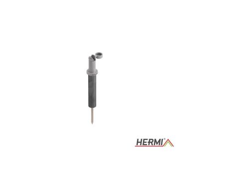 Podpora zwodu do ściany z tworzywa, szara, odstęp 100mm