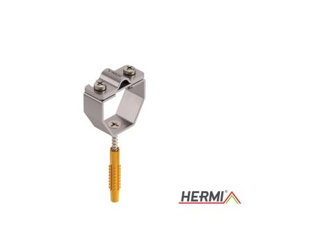 Uchwyt drutu do ściany gwint 5cm, ocynk ogniowy