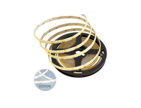 Taśma NASTRO LED COB 12W/m CW barwa zimna, DC 12V, 480LED/m, CRI90, IP22,6000K, 5m rolka, EDO777650