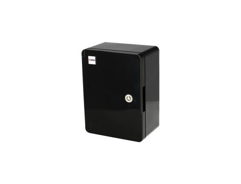 Obudowa standardowa ABS 210x280x130 z ocynkowaną płytą montażową- czarna 800.702.001 HOROZ