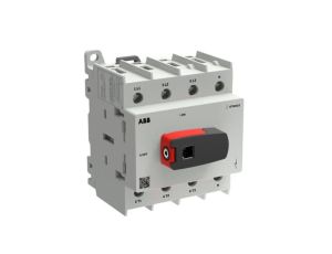 Rozłącznik izolacyjny 4P 80A (N po prawej), rozmiar G2 z rączką, szyna DIN, seria OT Plus OT80G2-4BSN2 1SCA162561R1001