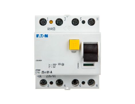 Wyłącznik różnicowoprądowy 4P 25A 0,1A typ A CFI6 25/4/01-A-DE 235781
