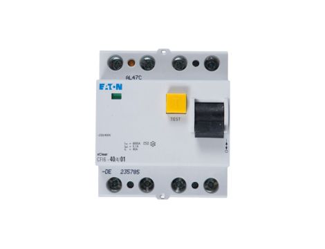 Wyłącznik różnicowoprądowy 4P 40A 0,1A typ AC CFI6 40/4/01 235785