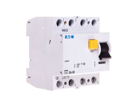 Wyłącznik różnicowoprądowy 4P 25A 0,3A typ AC CFI6 25/4/03 235778