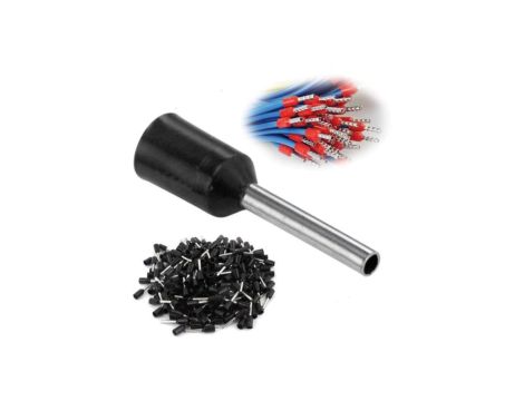 Trytyt Końcówka tulejkowa izolowana DUI-1,5-10CZ czarny 100szt