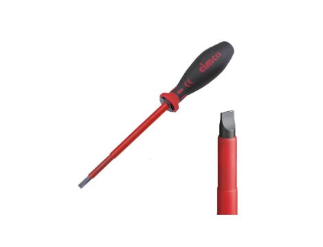 Izolowany wkrętak 1000V z rowkiem DIN EN 60900 4,0x0,8mm 185mm