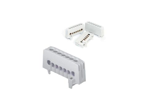 Trytyt Zacisk rozgałęźny izolowany N/PE-7-F szary