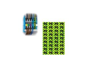 Trytyt Arkusz samoprzylepny oznacznik przewód uziemiający PE NOZ-PE