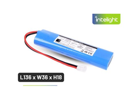 Pakiet akumulatorów LiFePO4 6,4V 3000mAh do oprawy Vella 250 3H / 350 3H / 400 2H / 650 2H - L130 x W36 x H18 / 96043